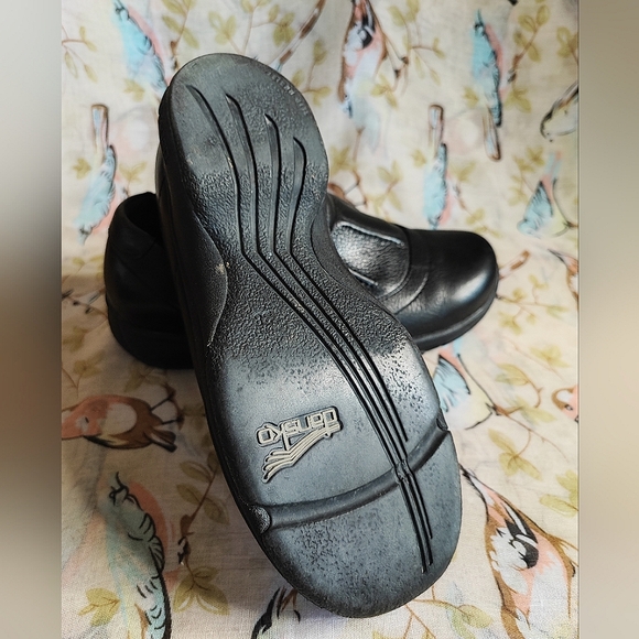Dansko Professional Black Ribbed Work Shoes Women's Size 8 EUR 38 PreLoved Used - Picture 4 of 12